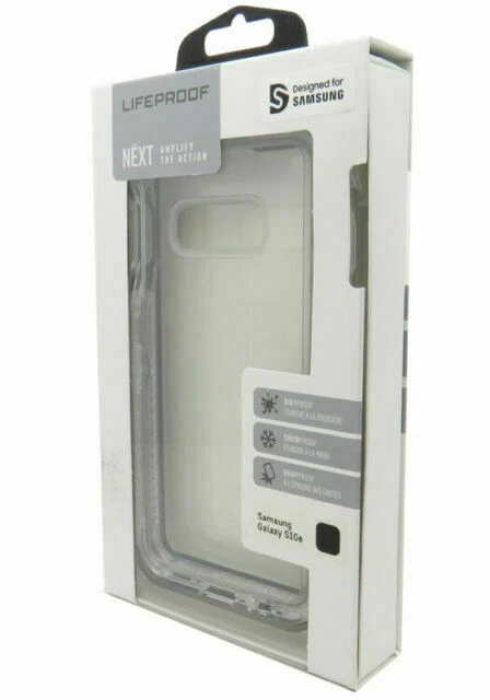 LifeProof Case for Samsung Galaxy S10e - Clear/Black