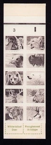 BK137 1889a American Wildlife Booklet of 18 18¢ Stamps MNH P3 - Picture 1 of 4