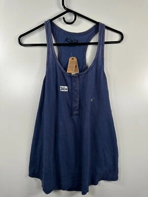 Camiseta sin mangas American Eagle Outfitters para mujer espalda corredora azul talla mediana informal nueva con etiquetas Foto 1 de 4