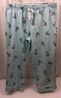 Pantalones de pijama recortados para mujer J Crew 3X gatos Foto 1 de 2