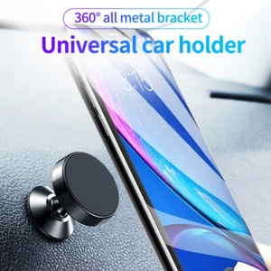 Soporte magnético para teléfono giratorio 360° para automóvil montaje en tablero GPS soporte accesorios - Imagen 1 de 12