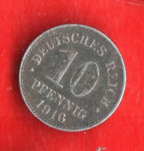 GERMANY 10 PENNIG 1916
