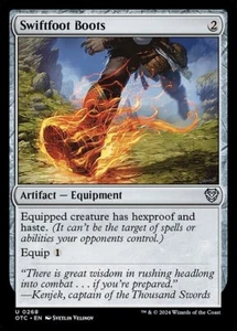 *MtG: Swiftfoot Boots - Commander: Outlaws of Thunder Junction Uncommon* - Bild 1 von 1