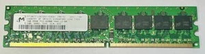 Micron 1GB 2Rx8 PC2-4200 CL4 64x8 DDR2-533 1.8V 240 PIN ECC NON-REG - Picture 1 of 1