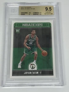 2017-18 Panini NBA Hoops Jayson Tatum Rookie Card No 253 Graded BGS 9.5 Gem Mint - Picture 1 of 2