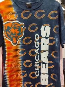 Chicago Bears neu mit Etikett vertikales Batik T-Shirt NFL TEAM Bearel Vintage - Bild 1 von 1