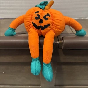 VintageToy o Rama Jack O Laterne Kürbis Stofftier Plüsch Halloween Fallschirm Nylon - Bild 1 von 9