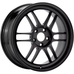 ENKEI RPF1 Wheel 18x9.5", 5x114.3, 38mm Black Single Rim 379-895-6538BK - Picture 1 of 4