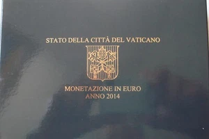 Münzen Vatican KMS 2014 PP mit 50 Euro Goldmünze NEU - Bild 1 von 4