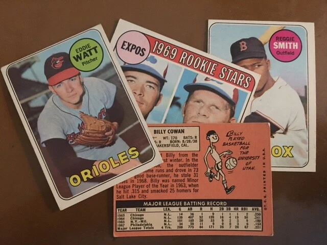 1969 Topps Baseball Singles -  Pick What You Need -- High Numbers 500 & up - Image 1 of 1