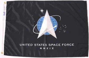 Bandera Annin Flagmakers US Space Force Nyl-Glo (Nylon), todas las tallas hecha en EE. UU. - Imagen 1 de 13