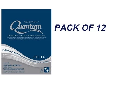 Щелочное перманентное лечение Zotos Quantum Firm Options 1 аппликация - 12 УПАКОВОК - Изображение 1 из 2