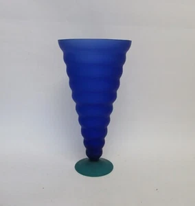 ✅ MERAVIGLIOSO VASO ARTISTICO DESIGN VETRO MURANO 1970 GLASS VASE VINTAGE - 4132 - Picture 1 of 7
