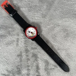 Vintage Lorus Quartz Mickey Mouse Minute and Hour Hands Watch *Defect - Picture 1 of 7