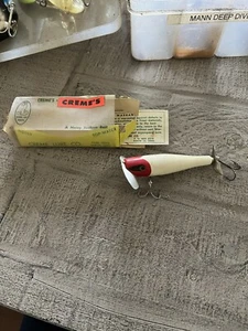 Vintage Creme's Mad Dad Fishing Lure With Box - Picture 1 of 2