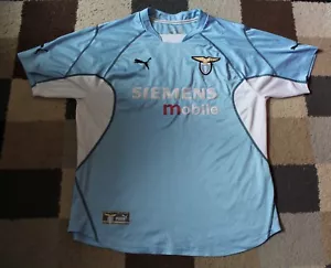 "SS LAZIO FC ""Puma"" (Heim) Shirt 2001-2002 (groß) Vintage ITALIEN italienischer FUSSBALL - Bild 1 von 9