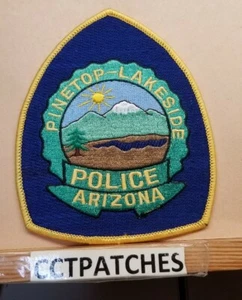PINETOP LAKESIDE, ARIZONA POLICE SHOULDER PATCH AZ - Picture 1 of 2