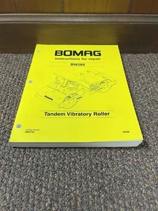Bomag BW284 Vibratory Roller Compactor Repair Shop Service Manual - Picture 1 of 4