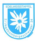 STICKER -  EDELWEISSTAFFEL 2./ JAGDBOMBERGESCHWADER 34 # G.A.F. LUFTWAFFE