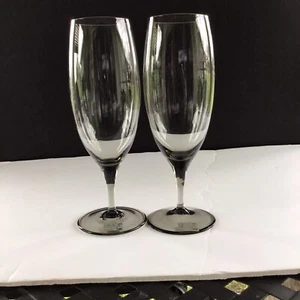 Mikasa Crystal ELEGANCE / ELEGANT (Smoky Grey) Eistee Gläser 1 Paar, Pr. - Bild 1 von 3