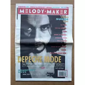 DEPECHE MODE MELODY MAKER MAGAZINE APRIL 3 1993 - DAVE GAHAN COVER + FEATURE I - Picture 1 of 1
