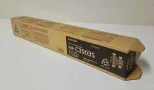 Ricoh MP C2503 HS CYAN TONER 841935 FOR MP C 2003 2503 SERIES - Picture 1 of 12
