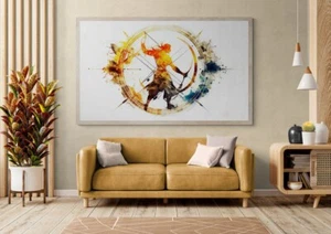 Sagittarius Star Sign Painting Wall Art Poster Premium Quality Choose your Size - Picture 1 of 3