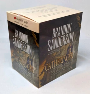 Oathbringer ~ Brandon Sanderson Stormlight Archive Unabridged Audiobook (43 CDs) - Picture 1 of 3
