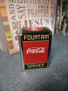Vintage Style Coca-Cola Themed Napkin Dispenser, vintage soda fountain themed - Picture 1 of 5