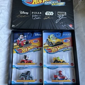 SDCC 2023 HOT WHEELS RACERVERSE Excl SIGNED FIRST OFF THE PRESS 4 CAR LE Box Set - Picture 1 of 21