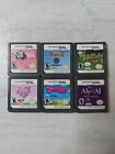 Lot Of 6! THE ALY & AJ ADVENTURE, Zoobles, Big Time Rush, Dolphinz (NINTENDO DS)