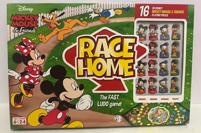 Disney Mickey Mouse & Friends Race Home The Fast Ludo Game 4+ Complete F/VGC - Image 1 of 4