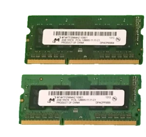 2GB Micron PC3L-12800S DDR3 1600MHz Laptop Memory MT4KTF25664HZ-1G6E1 - Picture 1 of 1