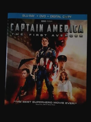Captain America: The First Avenger (Blu-Ray/DVD) Chris Evans Epic Marvel!!! - Image 1 of 4