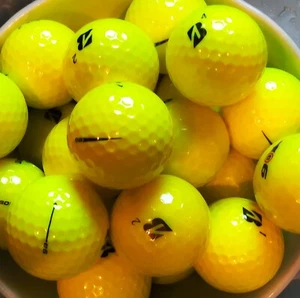 36 Bridgestone e6 Series Mint Condition 5A/4A Yellow Used Golf Ball - Picture 1 of 4