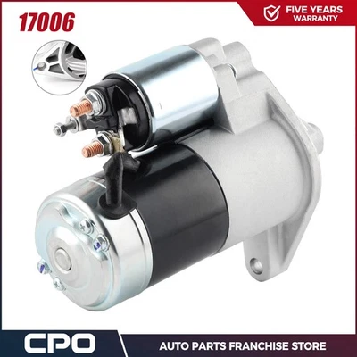 Starter Motor For JEEP Wrangler 1991-1998 Cherokee 1987-1998 4.0L L6 17006 17551 - Image 1 of 4