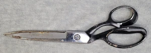 Vintage WISS Scissors Inlaid 12" Heavy Forged Steel #22 Upholstery/Tailor - Picture 1 of 5