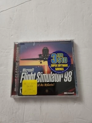 Microsoft Flight Simulation 98 Pc Brand New - Image 1 of 4
