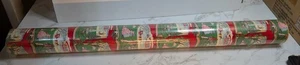 Geschenkpapier Geschenkpapier Vintage 70er Jahre Weihnachten  - Bild 1 von 9