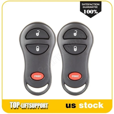 2 For Dodge Dakota Jeep Grand Cherokee 1999 2000 2001 Smart Remote Car Key Fob - Изображение 1 из 4