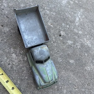 Vintage Die Cast Hubley Green #469 476 Kiddie Toys Dump Truck 9" For Restore - Picture 1 of 11