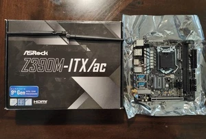 ASRock Z390M-ITX/ac LGA 1151 Mini-ITX Motherboard for Intel 8th/9th Gen - Photo 1/4