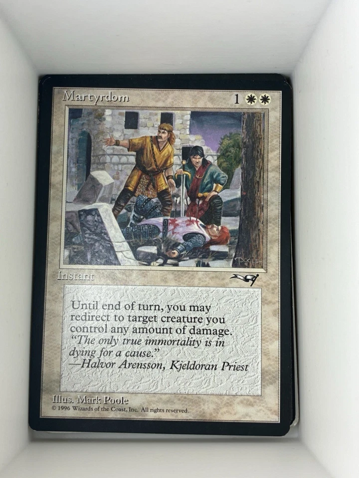 Martyrdom (B) - Alliances - Magic the Gathering MTG. M6 - Image 1 of 1