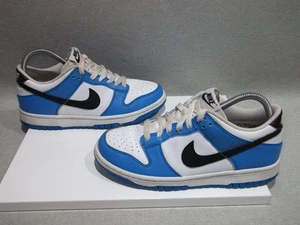 Nike Dunk Low GS Photo blau weiß schwarz Turnschuhe - Größe UK 5,5 - Junior Damen - Bild 1 von 11