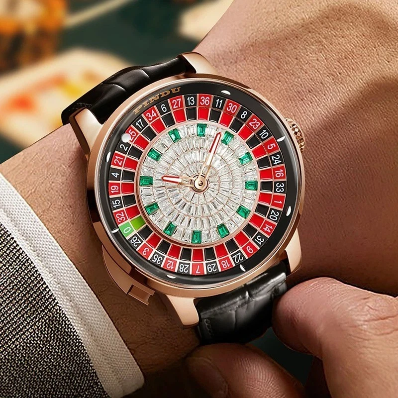 Reloj Automático Hombre PINDU Ruleta Rusa NH35A Zafiro Impermeable Foto 1 de 4
