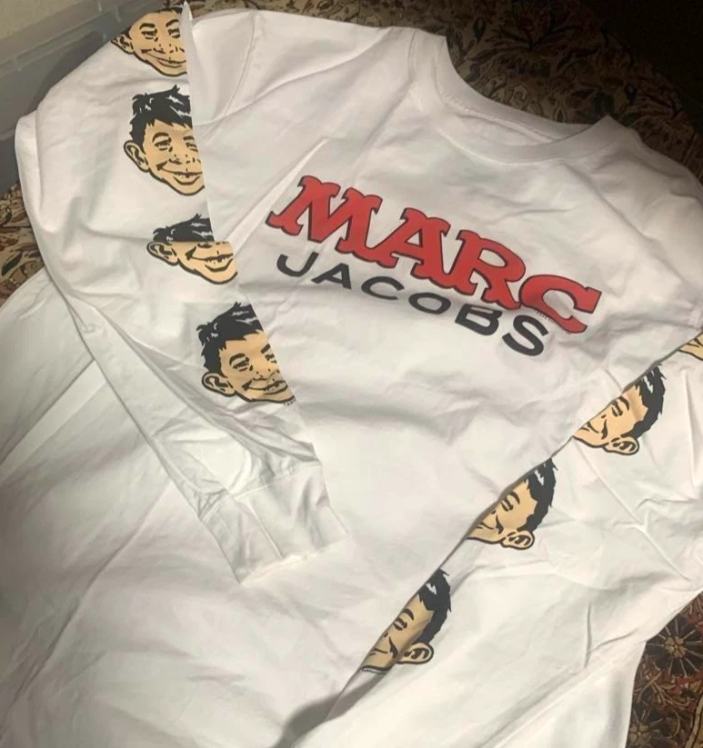 Used MARC JACOBS x MAD Magazine S Book Novelty Rare Used tee - Image 1 of 4