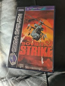 Soviet Strike - Sega Saturn Supplied In Original Case With Manual