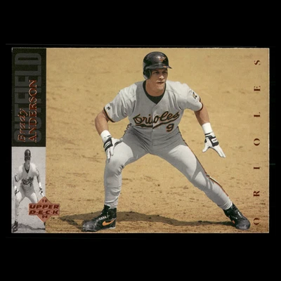 Brady Anderson #63 1994 Upper Deck Baltimore Orioles Baseball Card MLB - Image 1 of 3