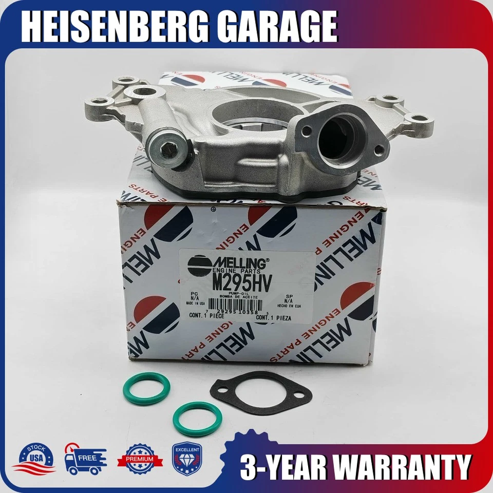 Melling Engines High Volume Oil Pump M295HV For Chevy LS 4.8 5.3 5.7 6.0 Engines - Image 1 of 4