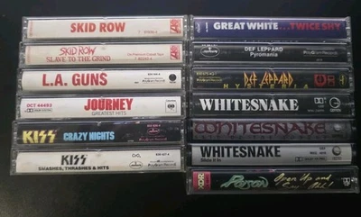 HEAVY METAL lot of 13cassette tapes heavy metal collection - Image 1 of 4